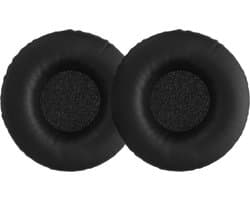 kwmobile 2x oorkussens geschikt voor Sennheiser HD25 / HD25-1 II / HD250BT - Earpads voor koptelefoon in zwart
