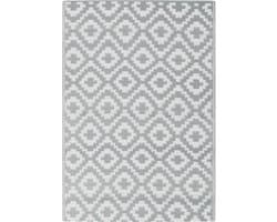 vidaXL - Buitenkleed - ARAKIL - 160x230 - cm - PP - grijs