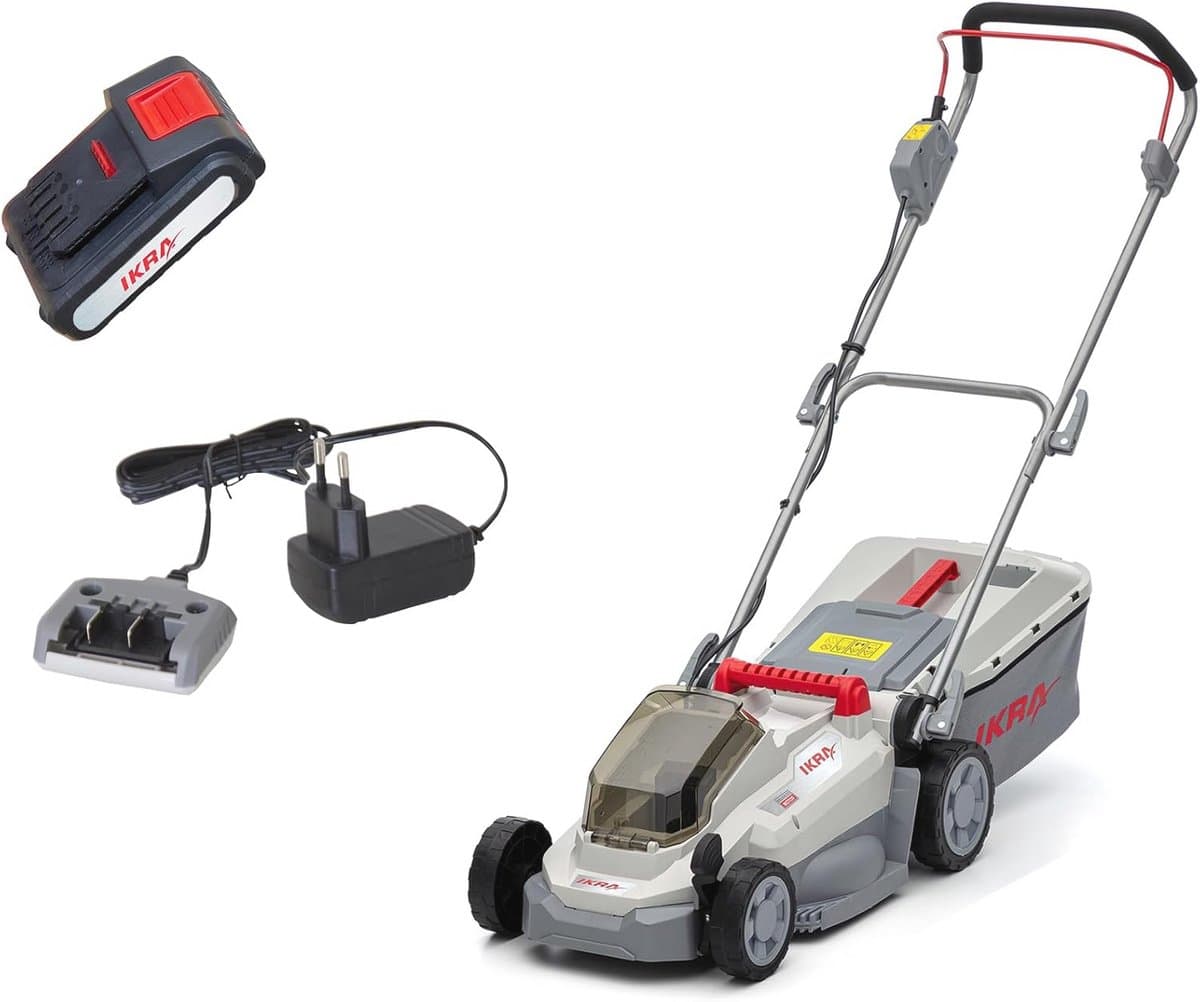 Accu Grasmaaier Mulchmaaier 33cm - Efficiënt & Ruimtebesparend voor Gazon tot 150m² — afbeelding 1