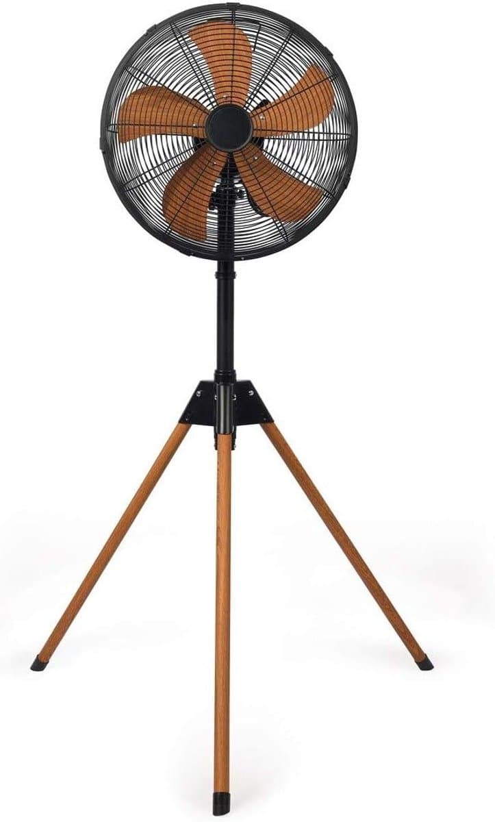 Statiefventilator, 3 ventilatorsnelheden, kantelbare kop. — afbeelding 1