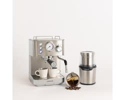 CREATE - Pack THERA CLASSIC Espresso-koffiezetapparaat + MILL PRO Koffie- en voedselmolen