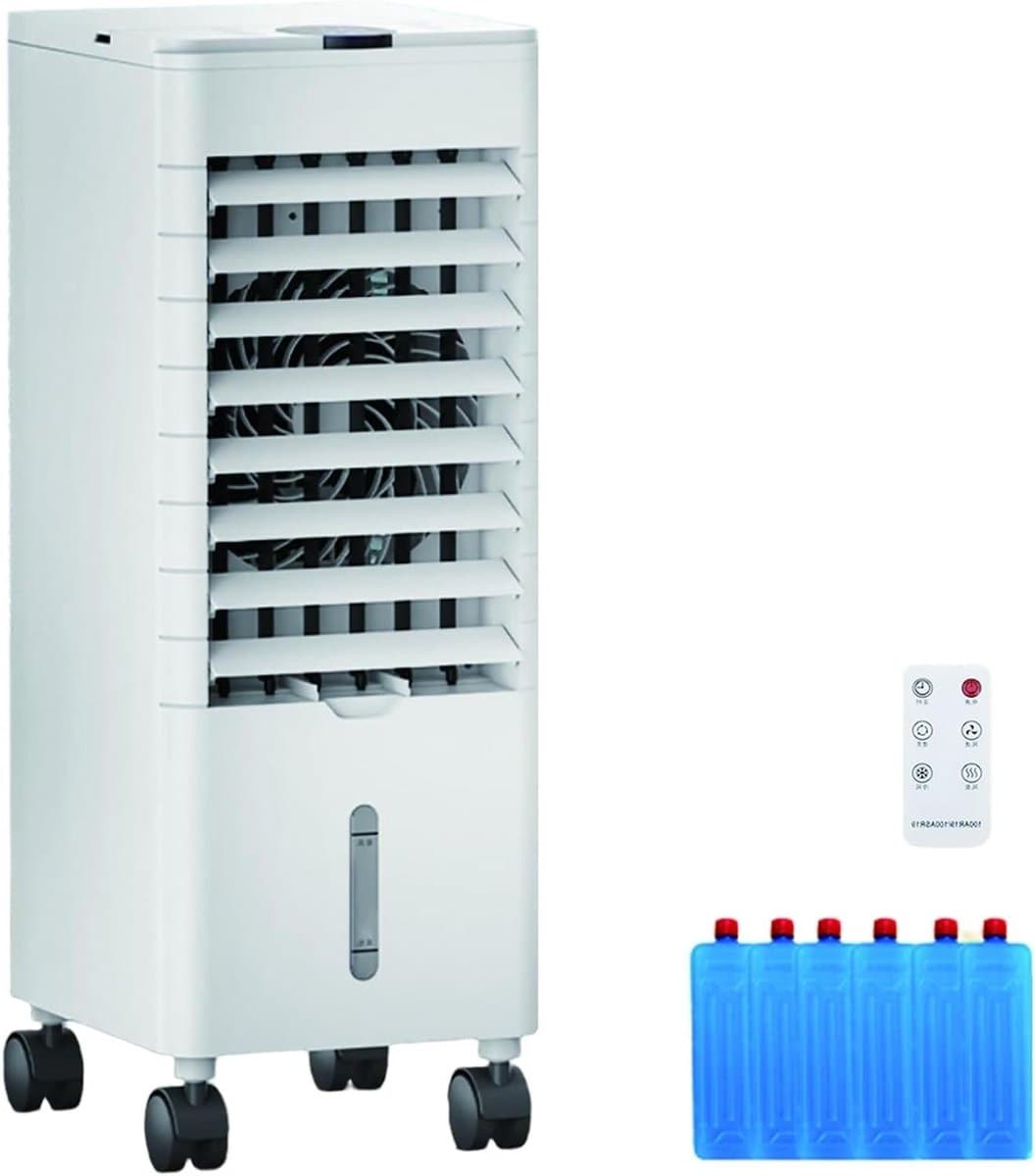 Mobiele Air Cooler - Persoonlijke Ventilator - Ruimte Koelen - Stille Werking 40dB - 4L Tank - Wit — afbeelding 1