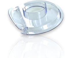 Spatdeksel Keukenmachine - Mengkom Deksel - Schoon Maken - Universele Pasvorm - Ø 244 mm - Transparant