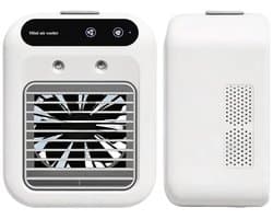 Draagbare mini-airconditioner, USB-voeding, stil, tafelventilator, geschikt voor slaapkamers, kantoren, buiten en andere locaties.