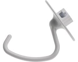Deeghaak Keukenmachine - Kneedhaak Mixer - Zwaar Deeg Kneden - Antiaanbaklaag - 145 x 12 cm - Wit