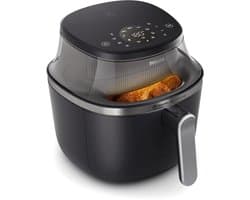 Philips 3000 Series Airfryer - NA341/00 - Kijkvenster - RapidAir Plus - 7.2L - Tot 6 Personen - Zwart