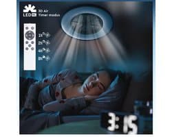 LED's Light LED plafondlamp met ventilator 60 cm - 8 standen - Incl. afstandsbediening
