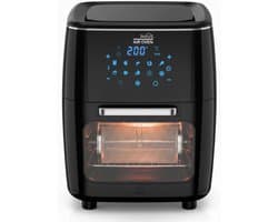 Heteluchtfriteuse - Airfryer Oven - Gezond Koken - 10 Programma's - 12 Liter Capaciteit - Zwart