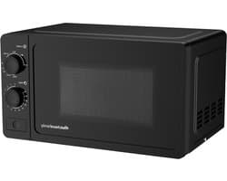 Magnetron met Grill - Compacte Oven - Snel Eten Bereiden - Geïntegreerde Grillfunctie - 20 Liter - Zwart