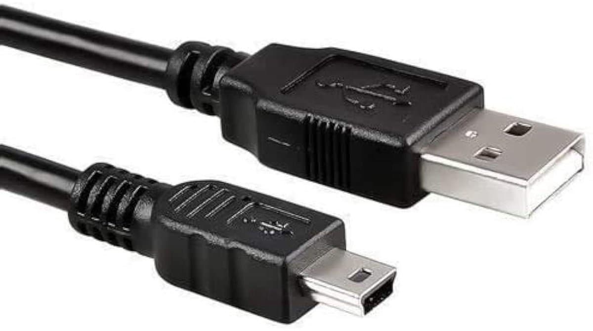 USB Kabel - Verbindingskabel - Externe Schijf - Hoge Snelheid - 3FT - Zwart — afbeelding 1