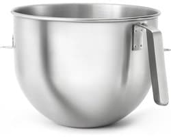 Mengkom RVS - Keukenmachine Kom - Zwaar Beslag Maken - Ergonomisch J-Handvat - 6.6 Liter - Zilverkleurig
