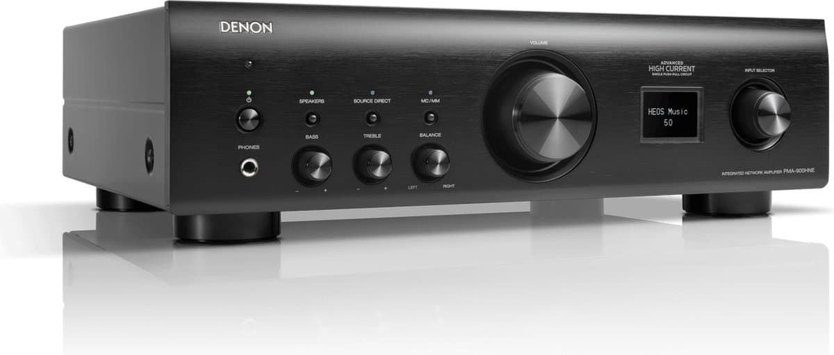 Denon - PMA-900HNE - Geintegreerde netwerkversterker met HEOS® Built-In, 50W per kanaal en Phono Ingang - Zwart — afbeelding 1