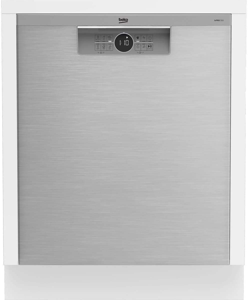 Beko BDUN36451X | Onderbouw vaatwasser | RVS | B label | Autodeur — afbeelding 1