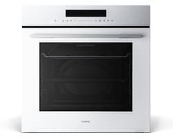 Klarstein Inbouwoven Velaire 74 l elektrische oven, 13 standen, touchbediening, energieklasse A+, geëmailleerde binnenkant, driedubbele beglazing, geïntegreerde enkele oven, 60 cm, mat en glazen design, wit - 74L - voor Keuken