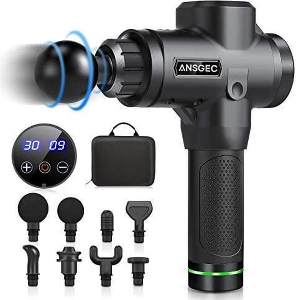 Massage Gun, Massage pistool Diep Weefsel voor Spieren met Krachtige Percussie Elektrisch Handbediend Massagepistool voor Spierontspanning — afbeelding 1