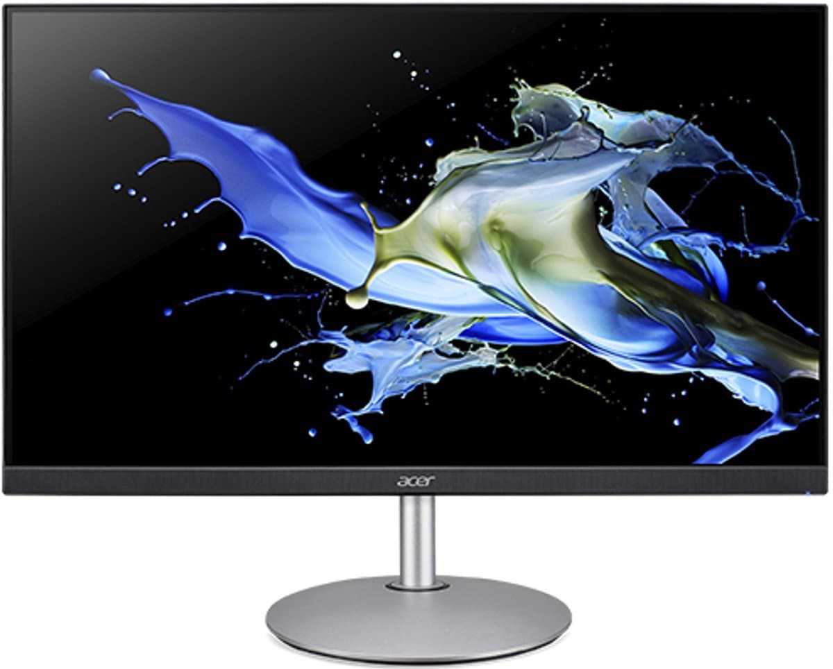 CB272Asmiprx - 69cm (27") ZeroFrame IPS 1ms (VRB) FreeSync HDR Ready 100M:1 ACM 250nits LED VGA HDMI DP MM Audio In/Out Height adj. Pivot EURO EMEA MPRII Silver/Black Acer EcoDisplay — afbeelding 1