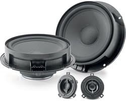 Focal ISVW155 - Autospeakers - Pasklare speakers Seat, Skoda , VW en Volkswagen - Custom Fit speakers - 2 weg composet - 16,5cm luidsprekers - Focal Inside - 120 Watt - 2 Ohm