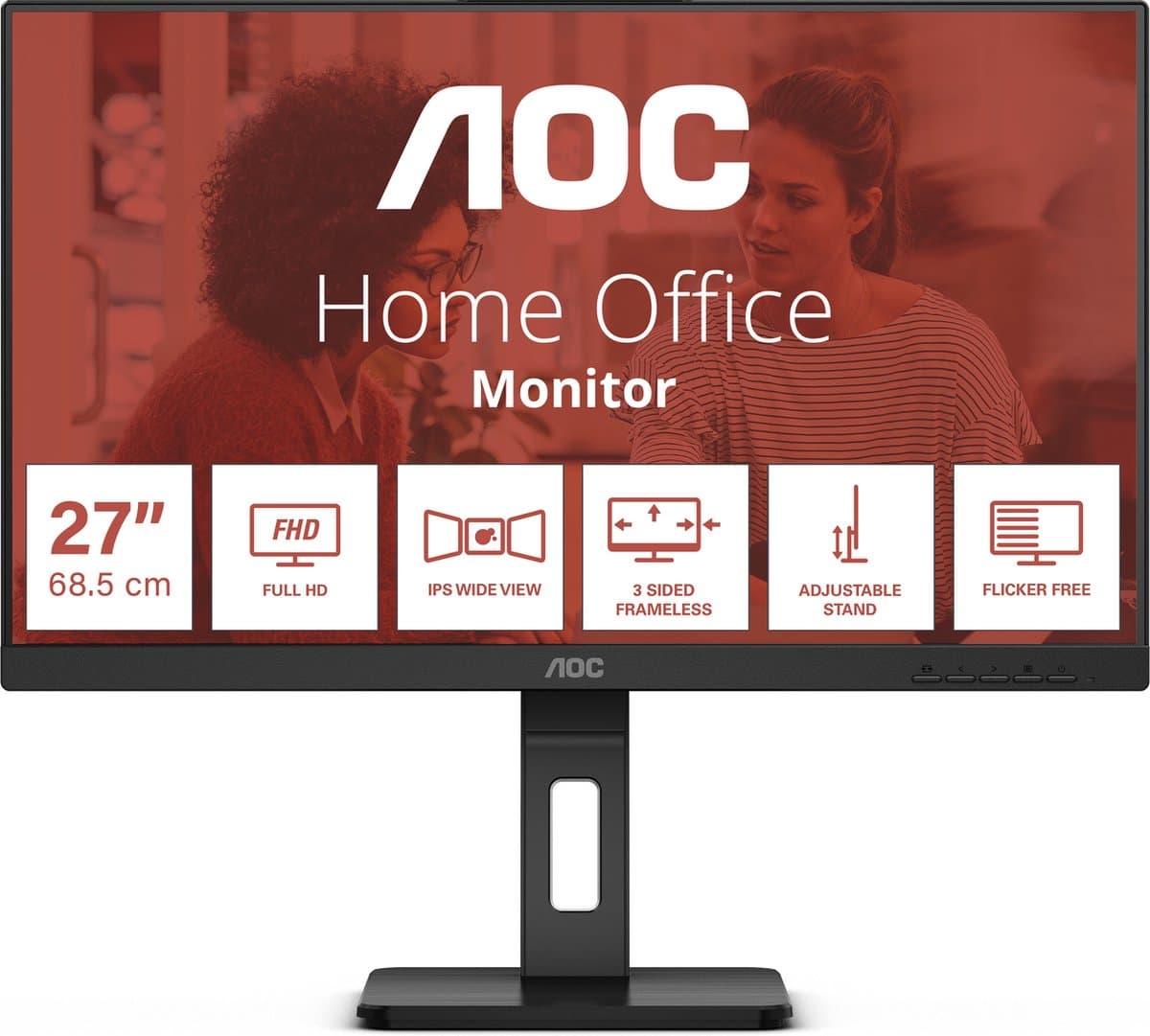 AOC E3 27E3QAF - Full HD Monitor - 27 Inch — afbeelding 1