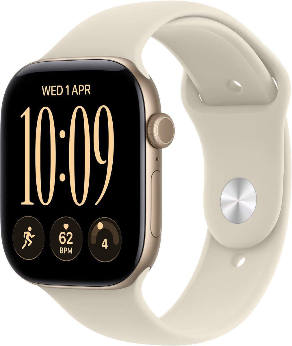 Apple Watch Series 12 - Wifi - 42 mm - Lichtgoud - M/L — afbeelding 1