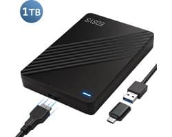 EDSYS Externe Harde Schijf 1 TB – HDD Hard Drive – Externe HDD Harddisk – Plug & Play – Extra Opslag