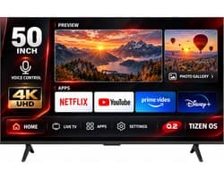 Q.2 50TZG3HN4KV1 - 50 inch Smart TV - 4K Ultra HD - Tizen OS 8.0 - HDR10 - Wi-Fi & Bluetooth (2026 Model)