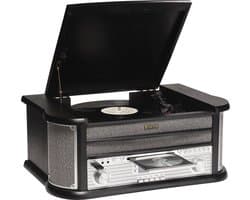 Denver Retro Platenspeler - Ingebouwde Speakers en Versterker - DAB Radio - Radio CD Speler - MRD51 - Hout