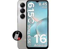 DOOGEE Note 56X - Smartphone - Android 16 - 24 GB RAM + 64 GB ROM / TF 2 TB - Octa core processor - 6,56 inch HD+ 90 Hz - 8 MP camera - 6150 mAh - 4G dual SIM - Face ID - GPS - OTG - Natuurlijke
