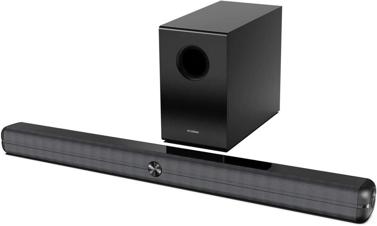 Hyundai Electronics - Soundbar met subwoofer - Pulse - 80 Watt - 2.1CH - Zwart — afbeelding 1