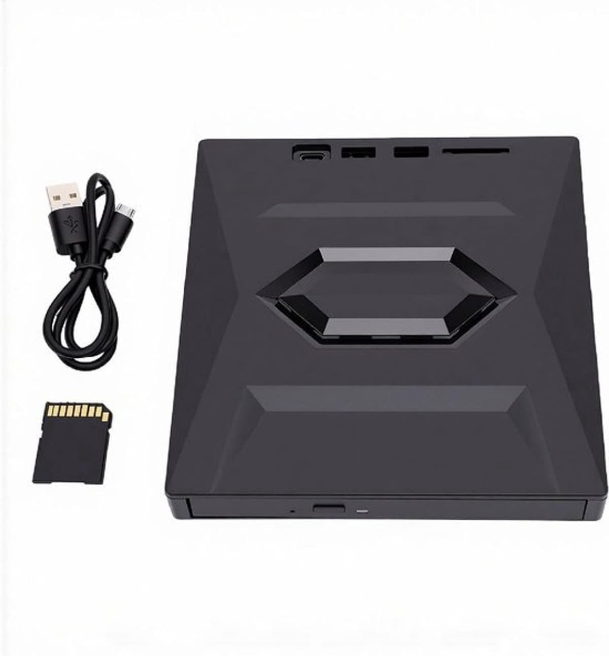 Externe Blu-ray-drive - optische lezer - films afspelen - 5 Gbps - USB 3.0 Type C - zwart — afbeelding 1
