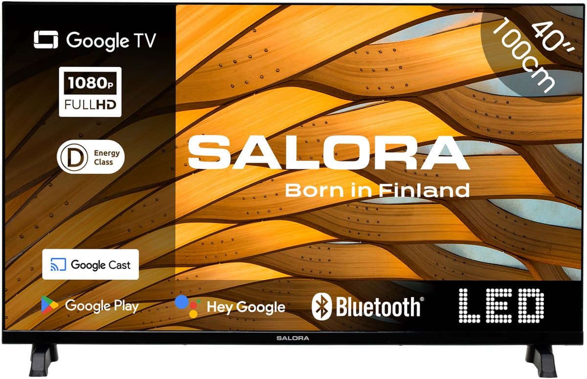 Salora 40GOOGLETV - Smart TV - 40 inch - Full HD - Google TV — afbeelding 1