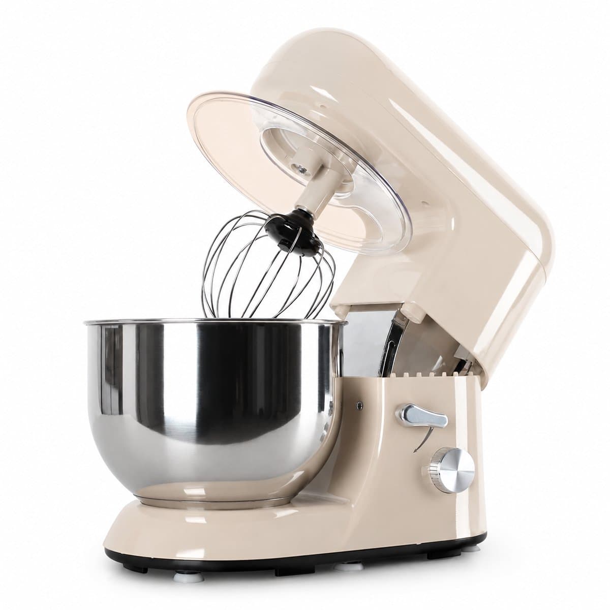 Keukenmachine 5L met Kneedhaak en Garde – Krachtige Mixer – 6 Snelheden – RVS Kom – 1800W — afbeelding 1