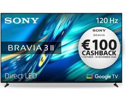 Sony BRAVIA 3 II - 85 inch - 4K LED - 120 Hz - 2026