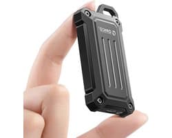 Externe SSD - Draagbare Opslag - Snelle Data Overdracht - Aluminium Behuizing - 1TB - Zwart