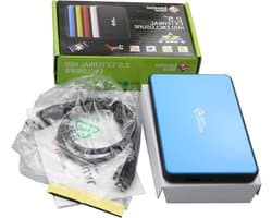 Draagbare Harde Schijf - Externe Opslag - Bestanden Opslaan - Supersnelle USB 3.0 - 80 GB - Blauw