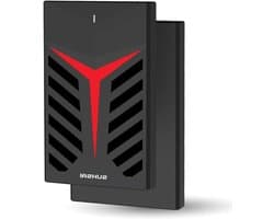 Externe harde schijf - Draagbare opslag - Gegevens opslaan - Plug-and-play functie - 500 GB - Zwart