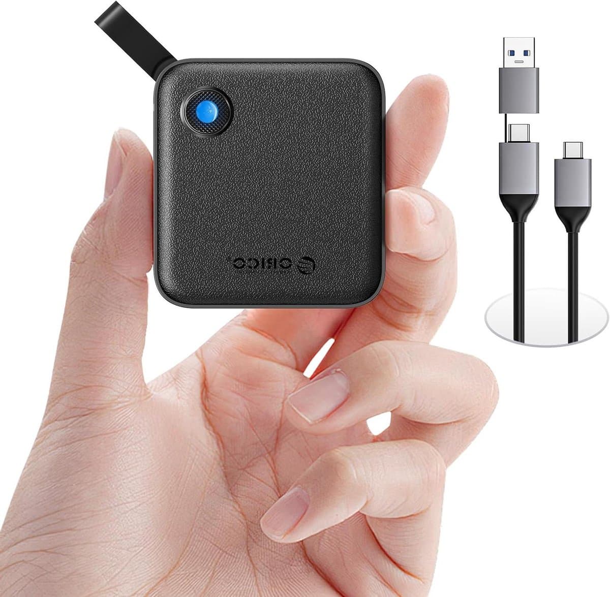 Externe SSD - Draagbare Opslag - Snelle Data Overdracht - Hoge IML Technologie - 512 GB - Zwart — afbeelding 1