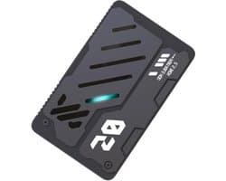 Externe Harde Schijf - Draagbare Opslag - Snelle Back-ups - Schokbestendig Aluminium - 2.5 inch - Zwart
