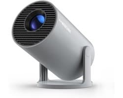 Draagbare Mini Beamer - Wifi 6 - 4K Ondersteuning - 180 Graden Rotatie - Voor Thuis en Buitengebruik
