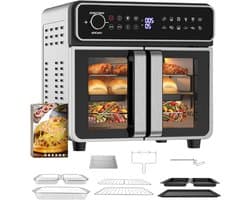 CLGP® Heteluchtoven - Oven - Airfryer Oven - Zwart