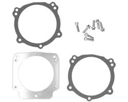 Gasklephuis van aluminiumlegering Geschikt voor, zware dubbele pakking, 7-schroefs gasklephuis Geschikt voor, met 3,6-inch gasklephuis doorvoergat.