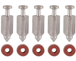 Inovra- Carburateur Reparatieset 5 Stks - Vervangingsnaald - Rubber Pakking - Voor Briggs Stratton - 398188 - Eenvoudig te installeren