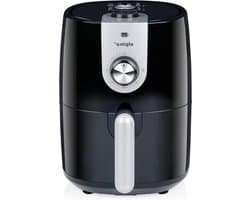 Hetelucht Friteuse - Compacte Oven - Gezond Frituren - Snelle Bereiding - 2 Liter - Zwart