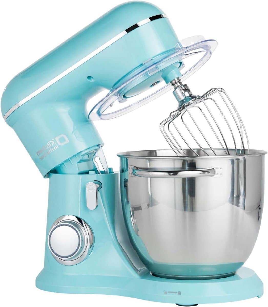 Keukenmachine - Deegmachine Roermachine - Thuis Bakken - 10 Snelheden Pulsfunctie - 6 Liter Kom - Blauw — afbeelding 1