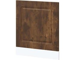 Vaatwaspaneel - Vaatwasser paneel - Keuken Inrichten - Bewerkt Hout - 60x15x67 cm - Gerookt eiken