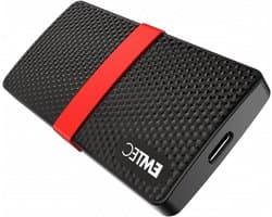 Draagbare SSD - Externe Harde Schijf - Bestanden Opslaan - Honingraatstructuur - 1 TB - Zwart