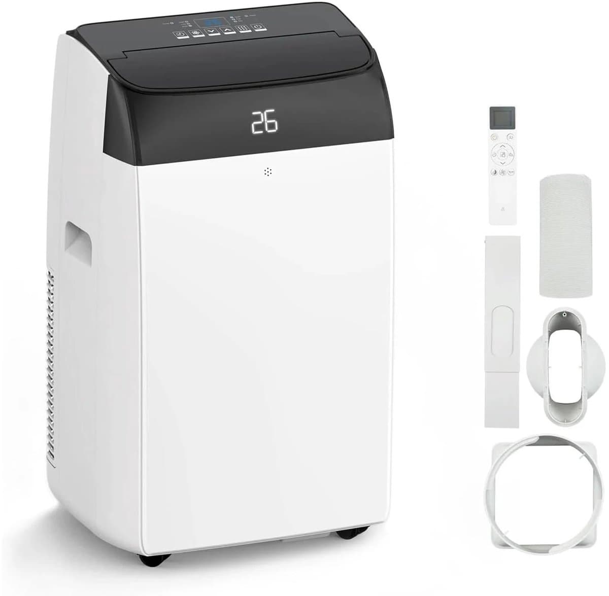House Of Atelier - Mobiele Airconditioning - Mobiel Koelsysteem - Airco Unit - Klimaatsysteem - 9000 BTU - 3-in-1 Functie — afbeelding 1