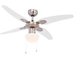 LIVARNO home Plafondventilator met LED-lamp - 50W - 3 standen