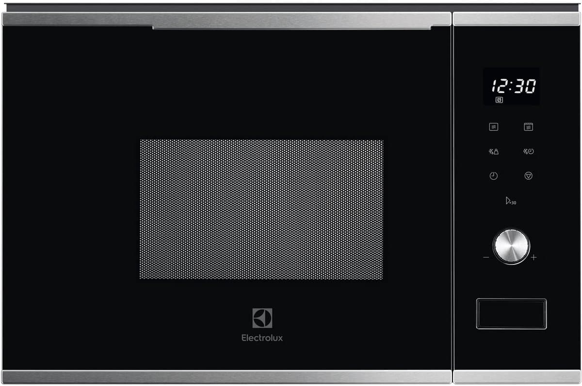 magnetron inbouwgrill 20l 800w zwart/RVS - electrolux - KMSD203TMX — afbeelding 1