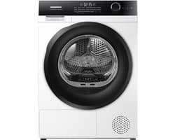 Heinner HHPD-HMK90IVFC+++ Warmtepompdroger – 9 kg – 14 programma’s – Touch Control – Schoendroogrek – Inverter – Kinderslot - Wit – 5 Jaar Garantie