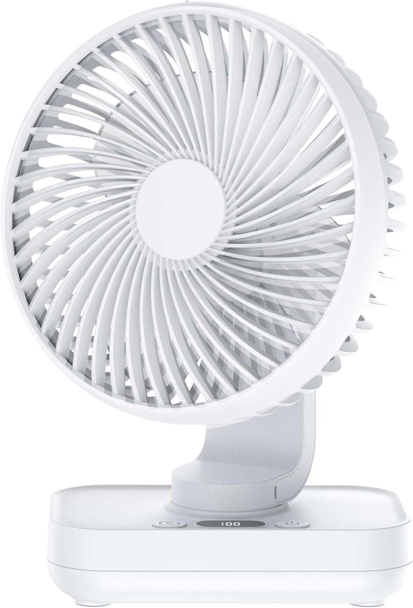 Mini Airconditioner - Mobiele Airconditioner - Draagbare Luchtkoeler - USB Bureauventilator - Luchtbevochtiger - Koelventilator - Wit - Voor Thuis - Kantoor - Slaapkamer — afbeelding 1